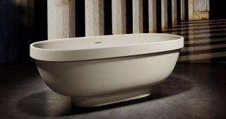 Ванна из искусственного камня Salini Greca S-Stone 103121MRF 180x80см RAL полностью